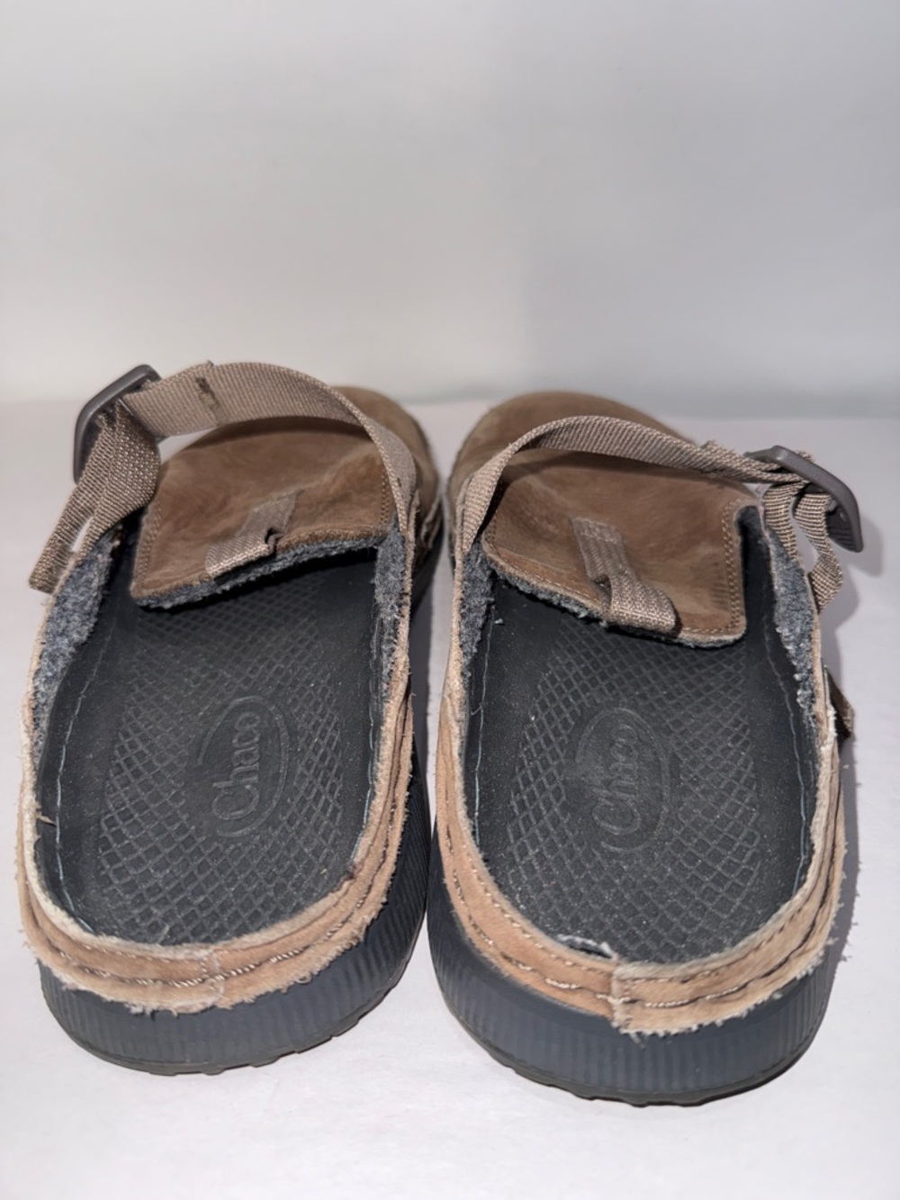 Chaco men’s paonia clogs brown leather clog shoes size 8. - Picture 4 of 6